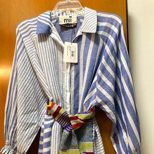 Mii Lulu shirt - blue/white